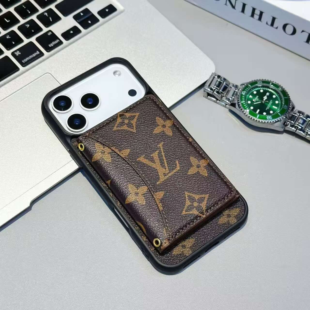 LV Style iPhone 17 Series Phone Case