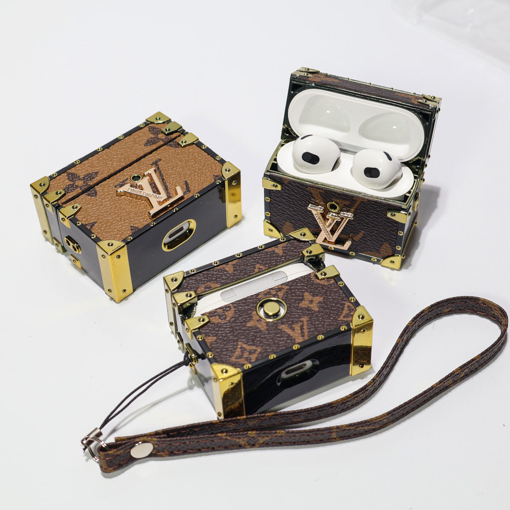 LV Trunk Airpods Case for 2nd / 3rd / Pro / Pro 2 Generation