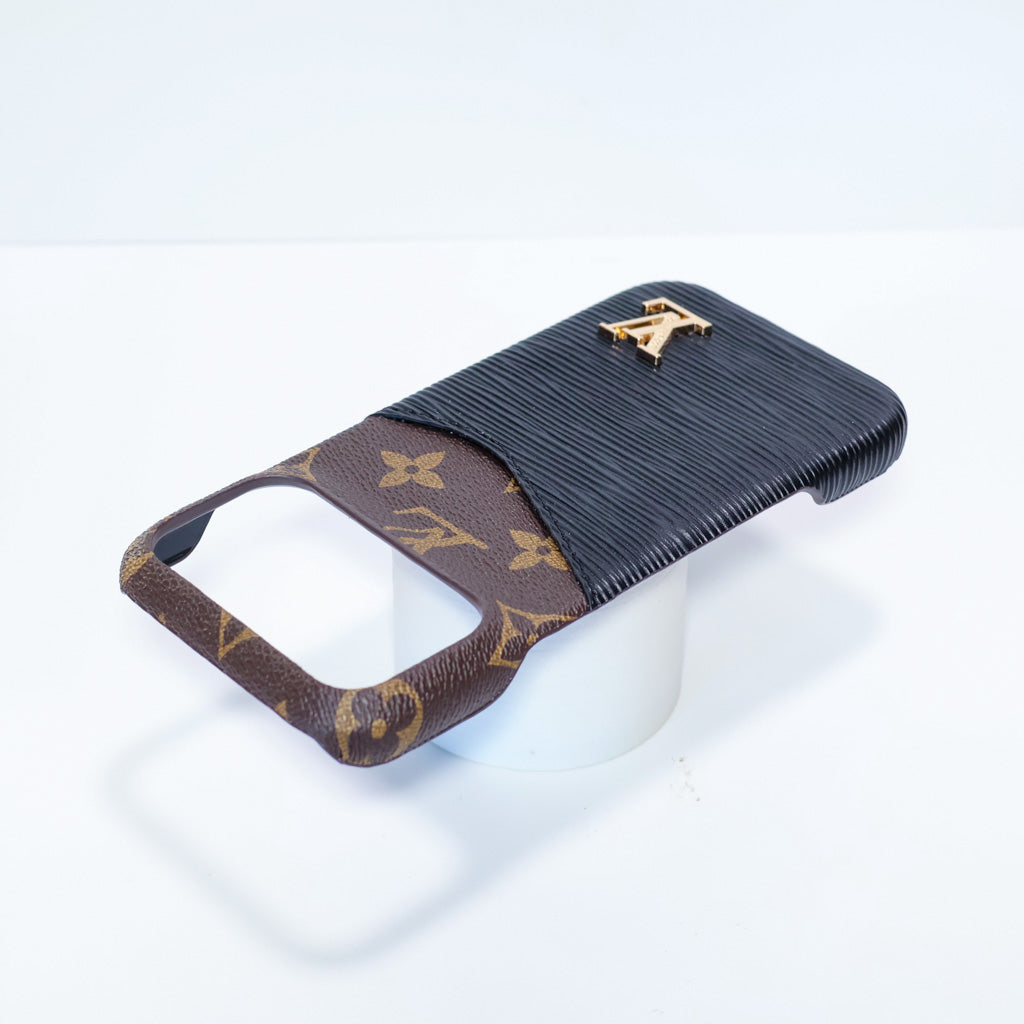 LV Case iPhone 17 Accent Leather