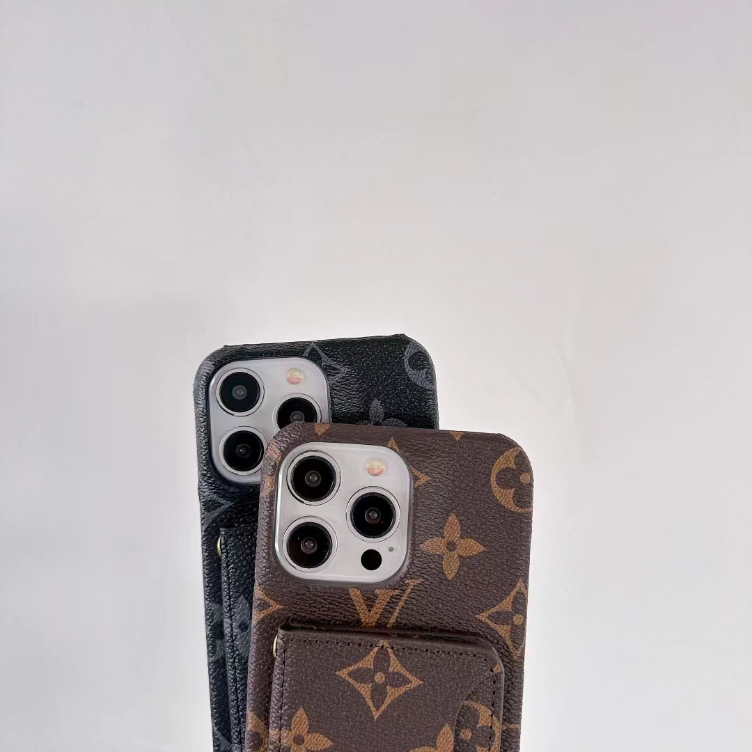 LV Wallet Card Phone Case for iPhone