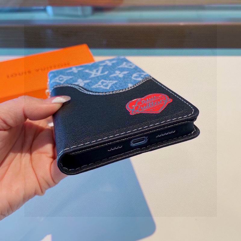 LV Wallet Case iPhone 16 Pro Max Plus 11 12 13 14 15