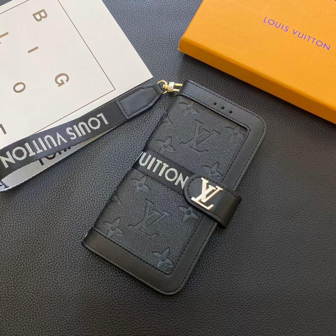 LV iPhone Case Wallet Style for 12 13 14 15 16 Pro Max Plus
