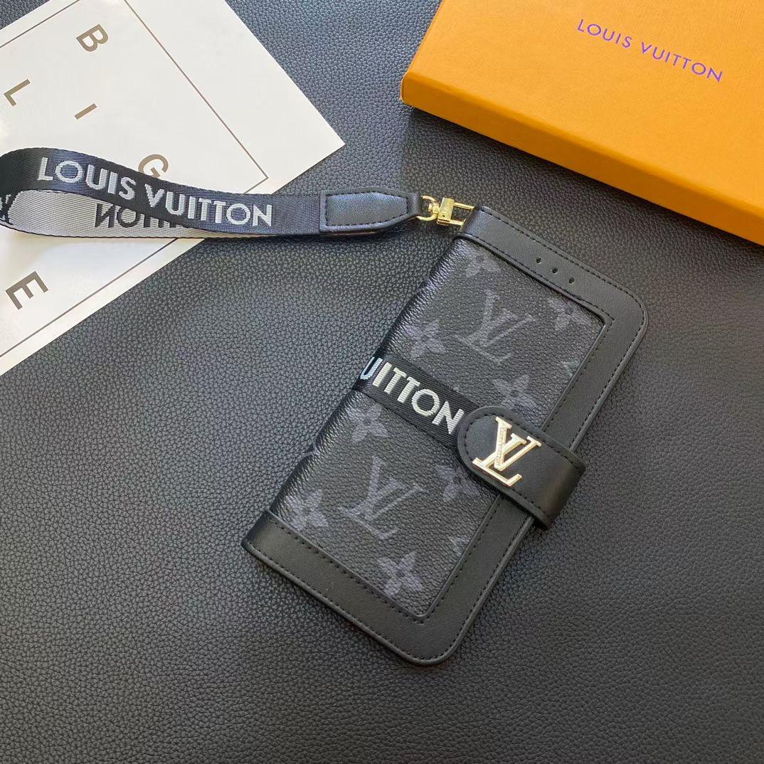 LV iPhone Case Wallet Style for 12 13 14 15 16 Pro Max Plus