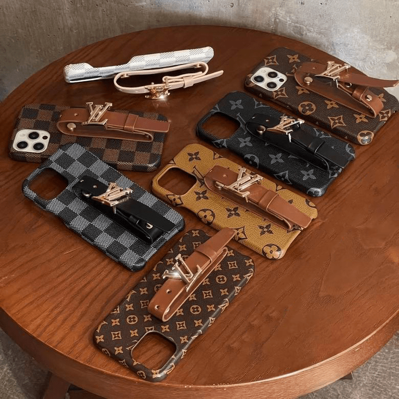 Designer Phone Case with Hand Strap for iPhone 11 12 13 14