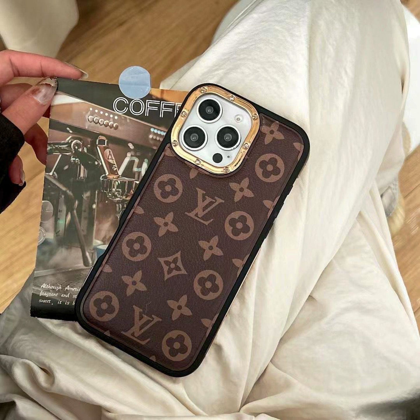 Monogram Luxury LV iPhone Case for 1316 Pro Max