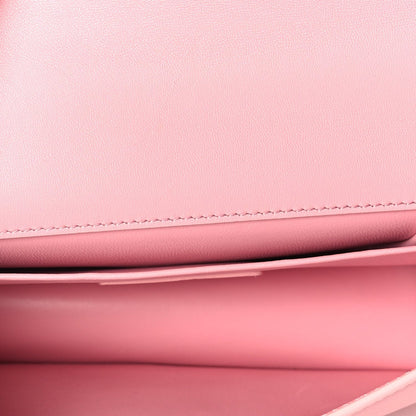 Christian Dior Calfskin 30 Montaigne East West Chain Flap Bag Pink