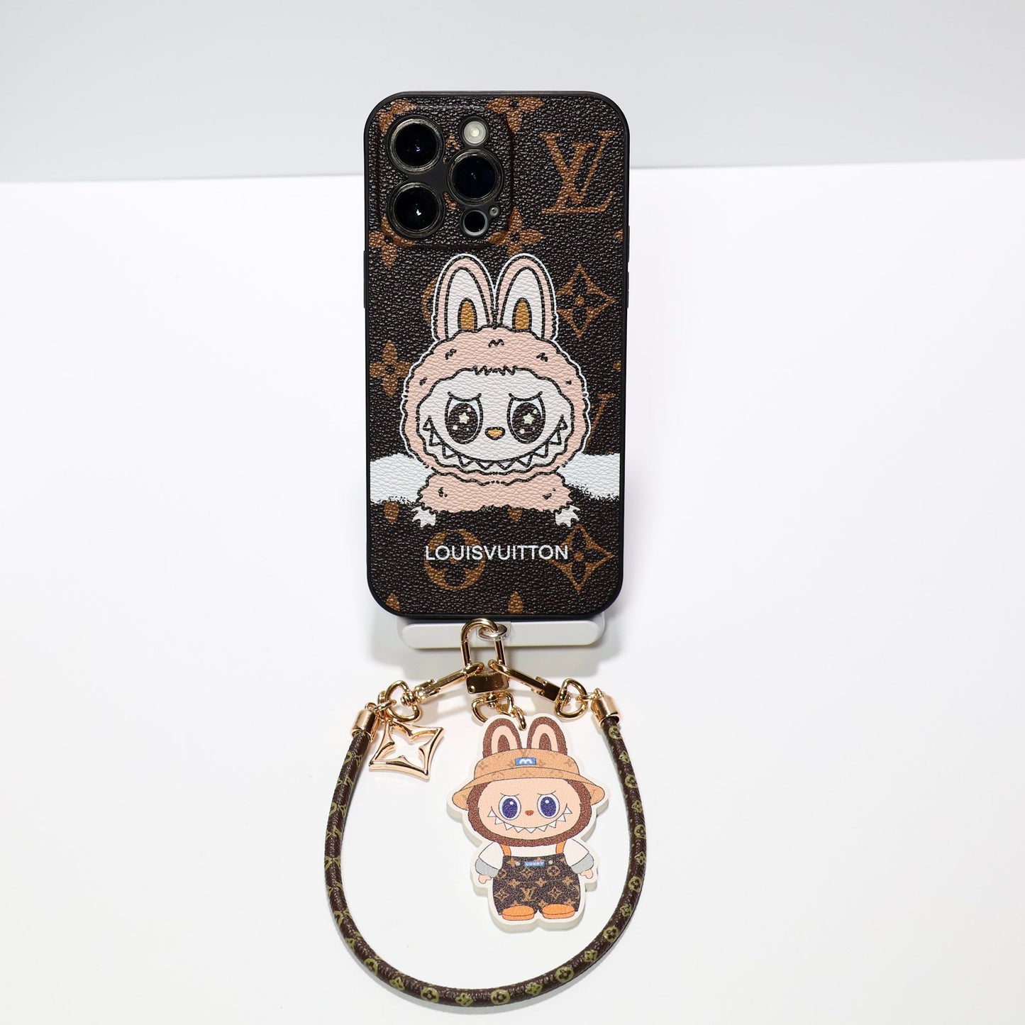 Labubu Big Face LV iPhone Case for 13  16 Pro Max Series