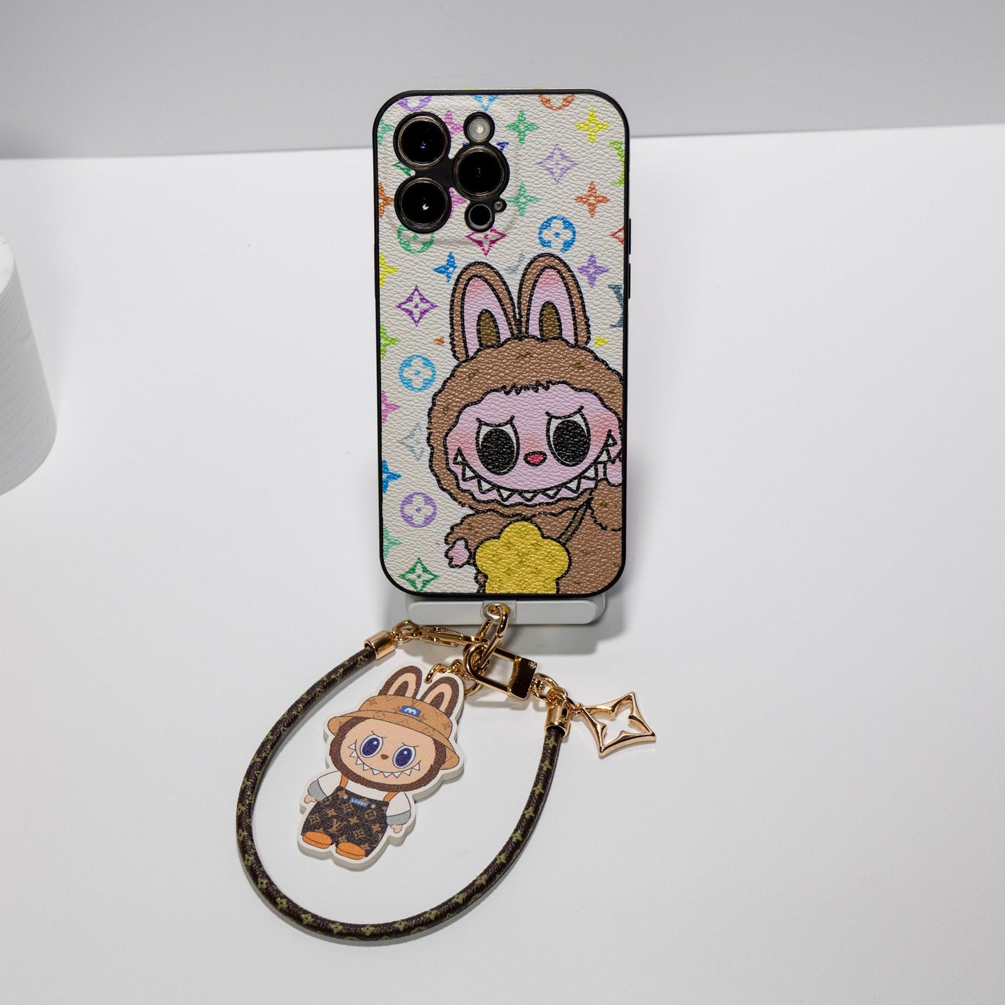 Labubu Big Face LV iPhone Case for 13  16 Pro Max Series