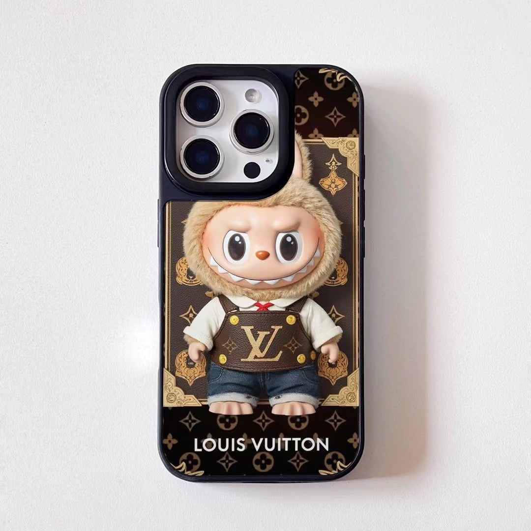 Labubu iPhone Case Brown Monogram for 1316 Pro Max