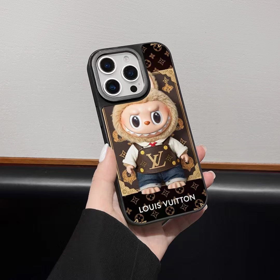 Labubu iPhone Case Brown Monogram for 1316 Pro Max