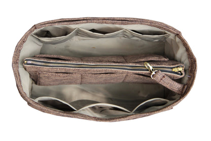 [Fendi Peekaboo X-Lite Large] Waterproof Linen Bag Organizer - Customized Purse Insert, Tote Liner Protector, Handbag Organiser (Type B)