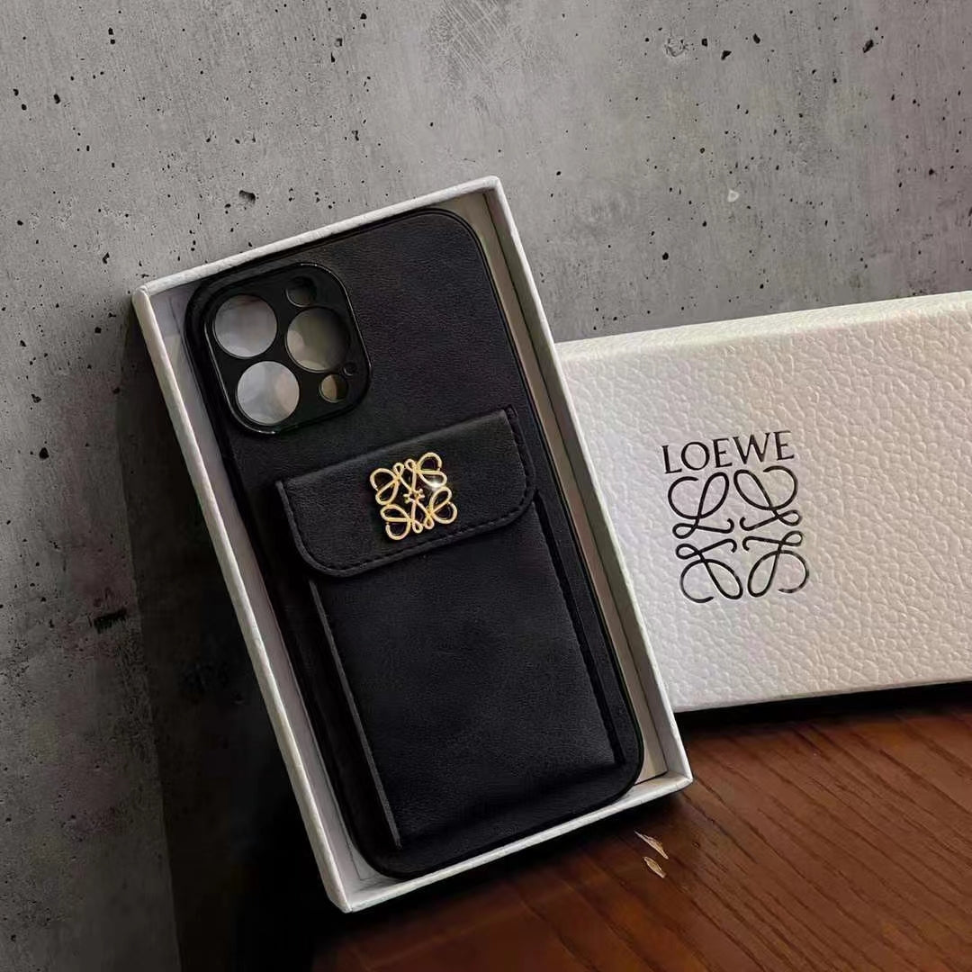 Loewe iPhone Case Card Holder Leather For iPhone