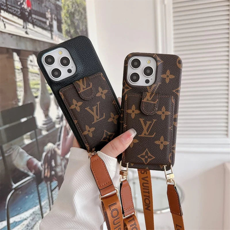 Fashion Cardholder Case Crossbody Strap For Iphone Case / 18 Pro / 18 Pro Max