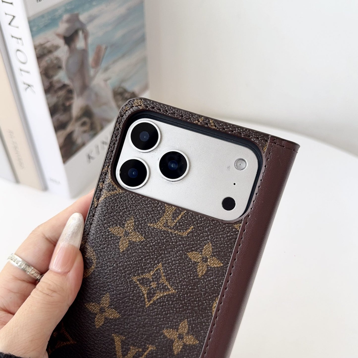 Louis V Folio Wallet Case iPhone 17 Series