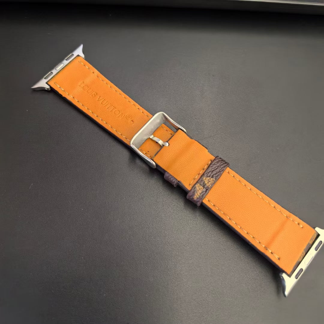 Monogram Leather Louis Vuitton Apple Watch Bands