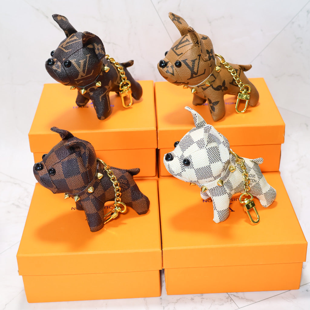 Louis Vuitton French Bulldog Keychain