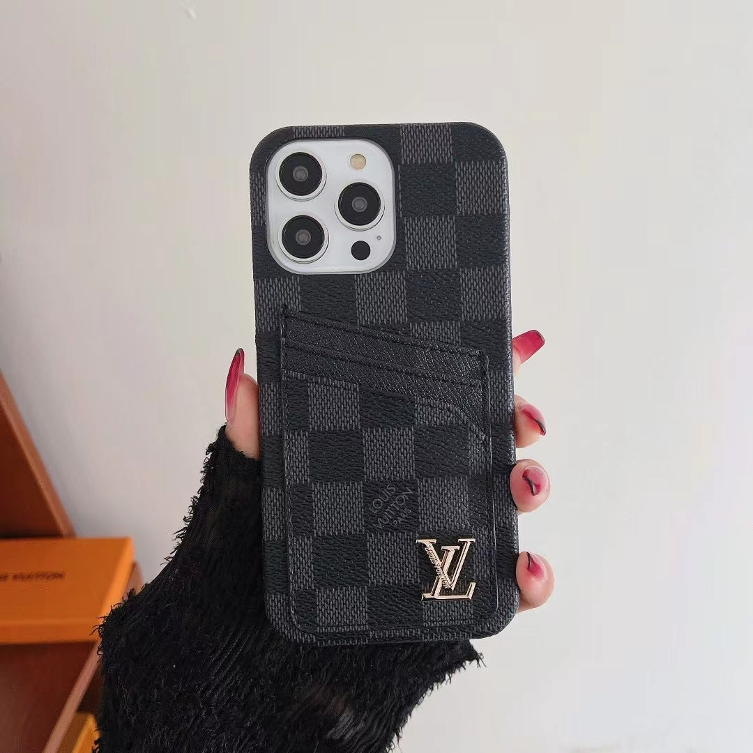 Louis Vuitton iPhone Case Card Slot Accent Color iPhone