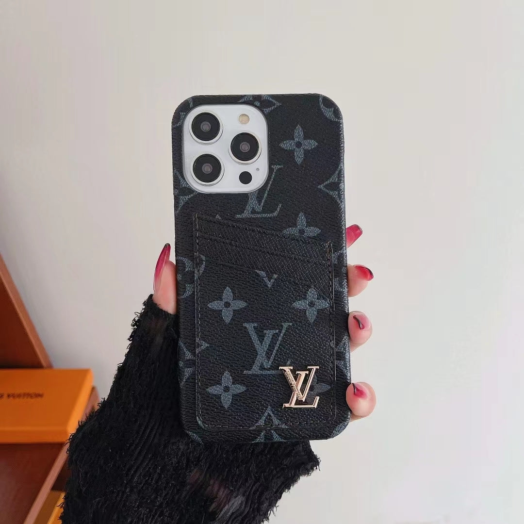 Louis Vuitton iPhone Case Card Slot Accent Color iPhone