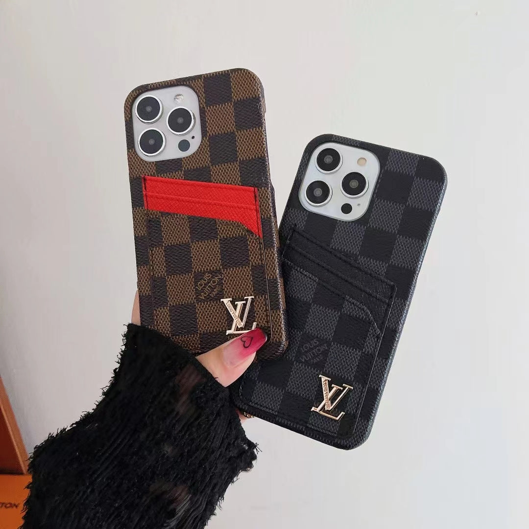 Louis Vuitton iPhone Case Card Slot Accent Color iPhone