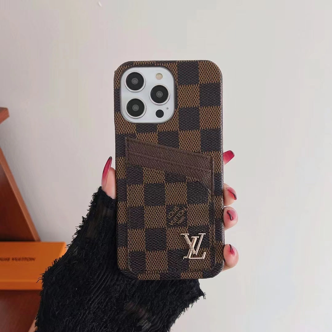 Louis Vuitton iPhone Case Card Slot Accent Color iPhone