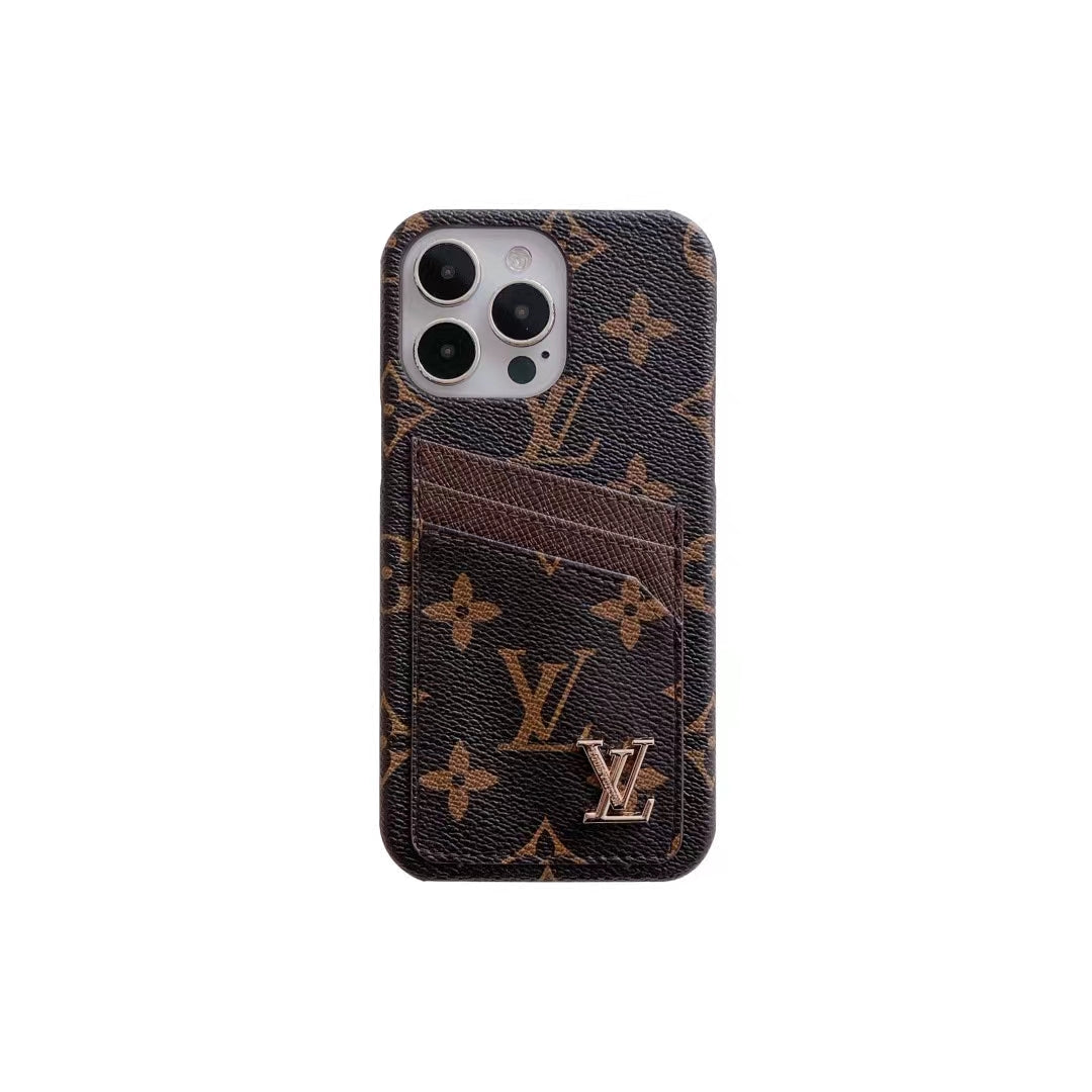 Louis Vuitton iPhone Case Card Slot Accent Color iPhone