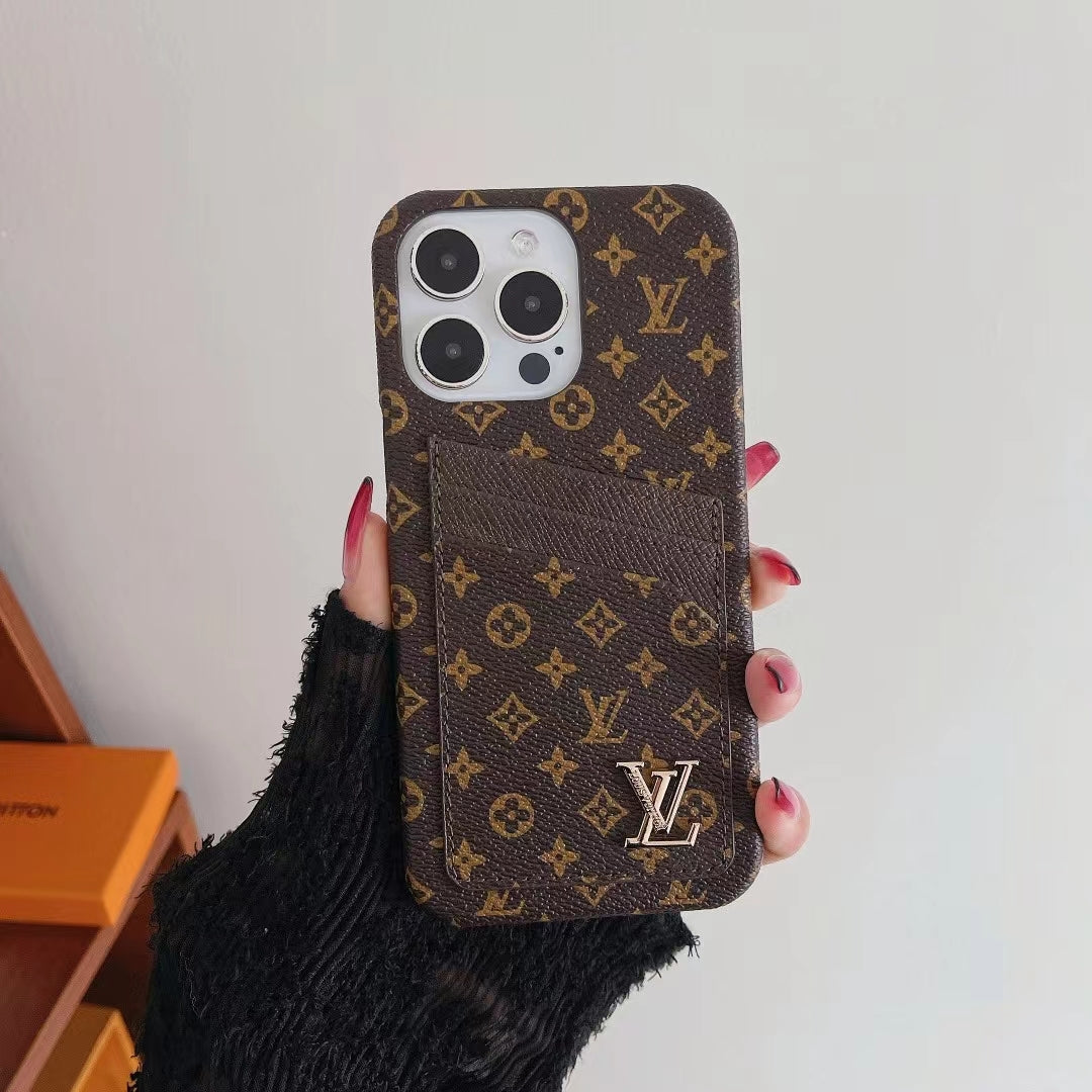 Louis Vuitton iPhone Case Card Slot Accent Color iPhone