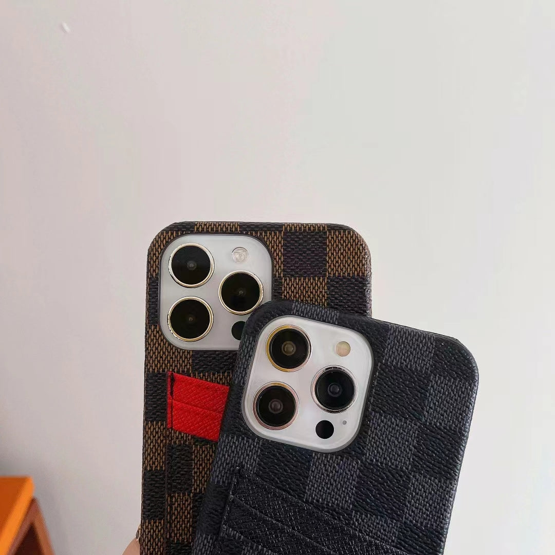 Louis Vuitton iPhone Case Card Slot Accent Color iPhone