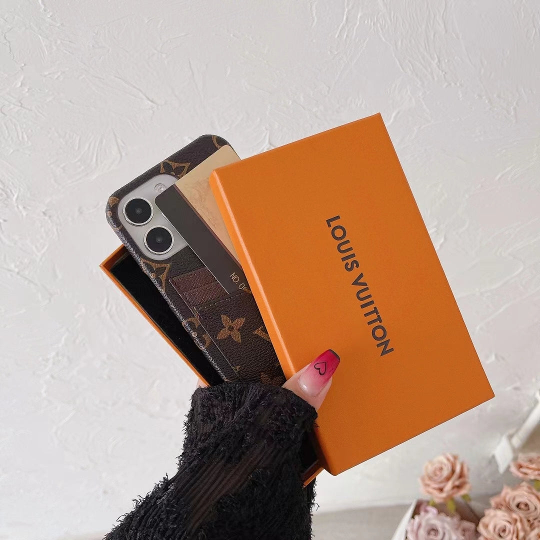 Louis Vuitton iPhone Case Card Slot Accent Color iPhone