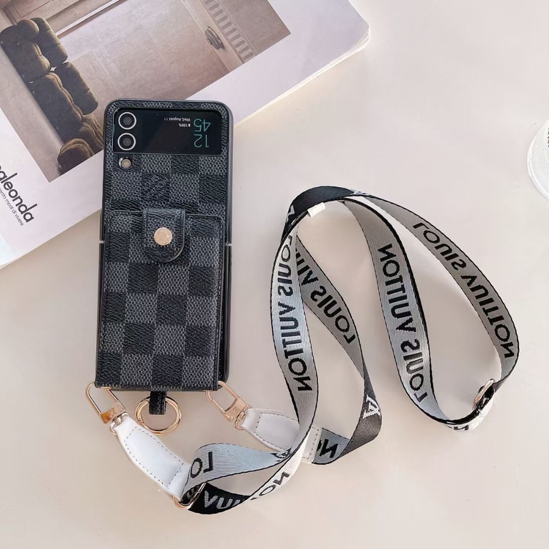 LV Phone Case Z Flip 3 4 5 6 7 Samsung Galaxy