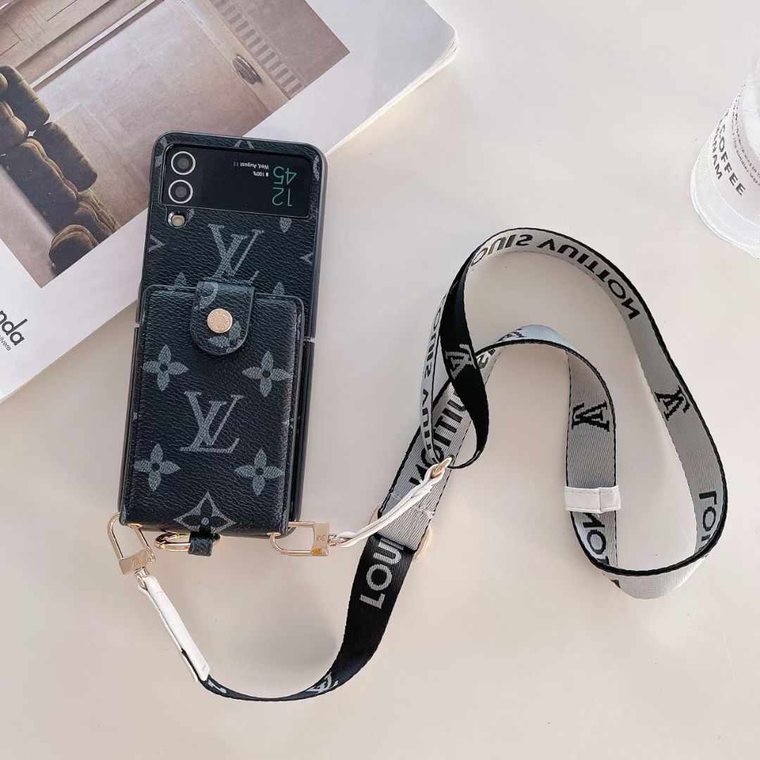 LV Phone Case Z Flip 3 4 5 6 7 Samsung Galaxy