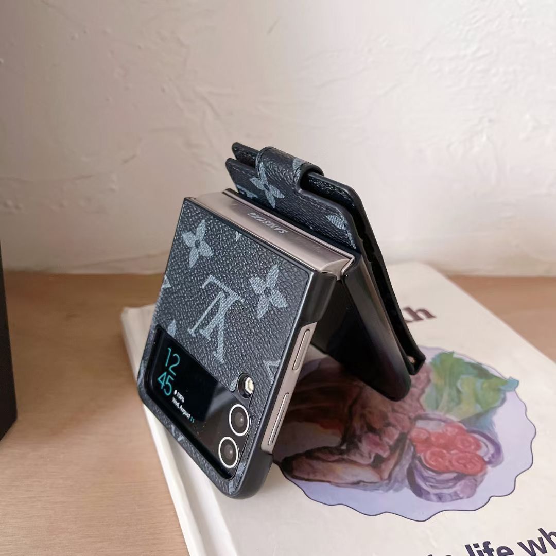 LV Phone Case Z Flip 3 4 5 6 7 Samsung Galaxy