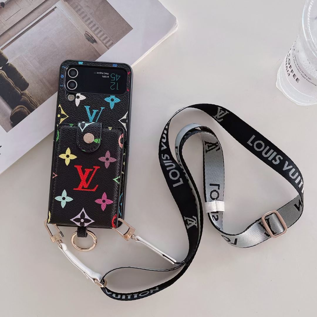 LV Phone Case Z Flip 3 4 5 6 7 Samsung Galaxy