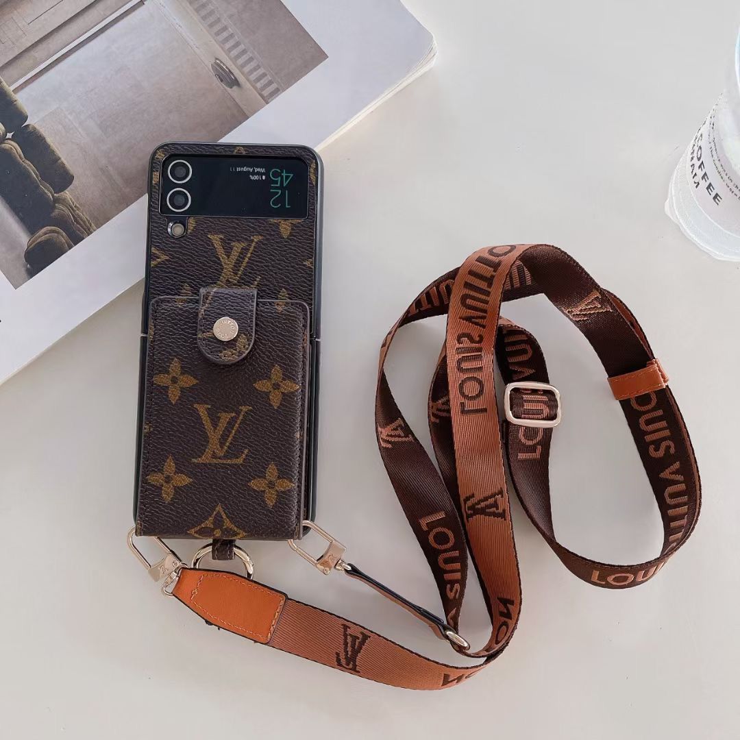 LV Phone Case Z Flip 3 4 5 6 7 Samsung Galaxy
