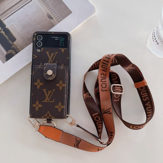 LV Phone Case Z Flip 3 4 5 6 7 Samsung Galaxy