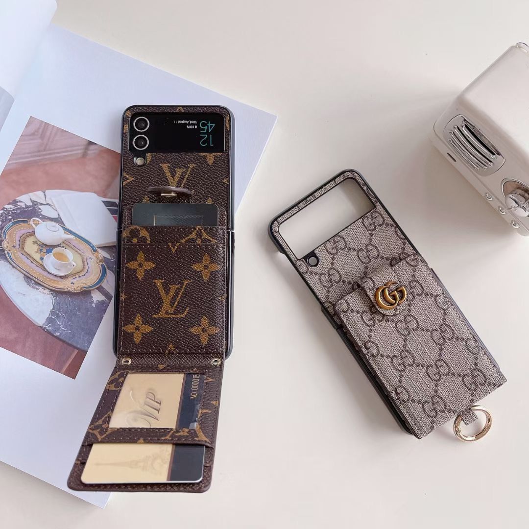LV Phone Case Z Flip 3 4 5 6 7 Samsung Galaxy