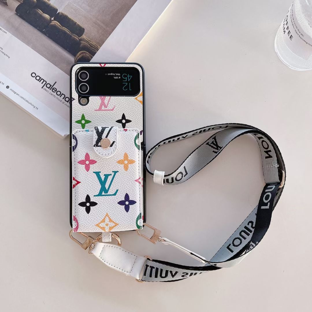LV Phone Case Z Flip 3 4 5 6 7 Samsung Galaxy