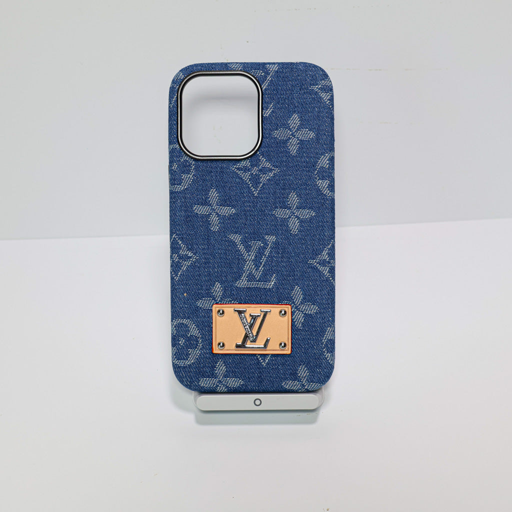 Denim Style LV Case iPhone 1316 Pro Max