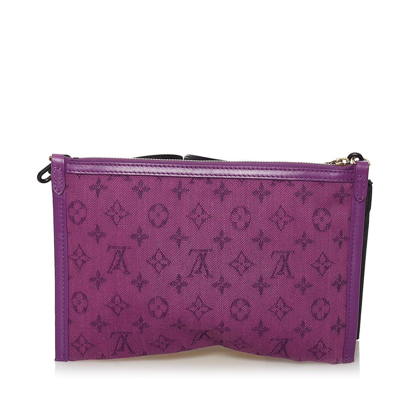 Louis Vuitton Monogram Double Flat Crossbody Bag