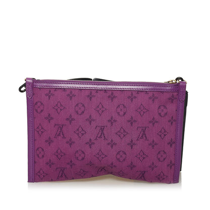 Louis Vuitton Monogram Double Flat Crossbody Bag