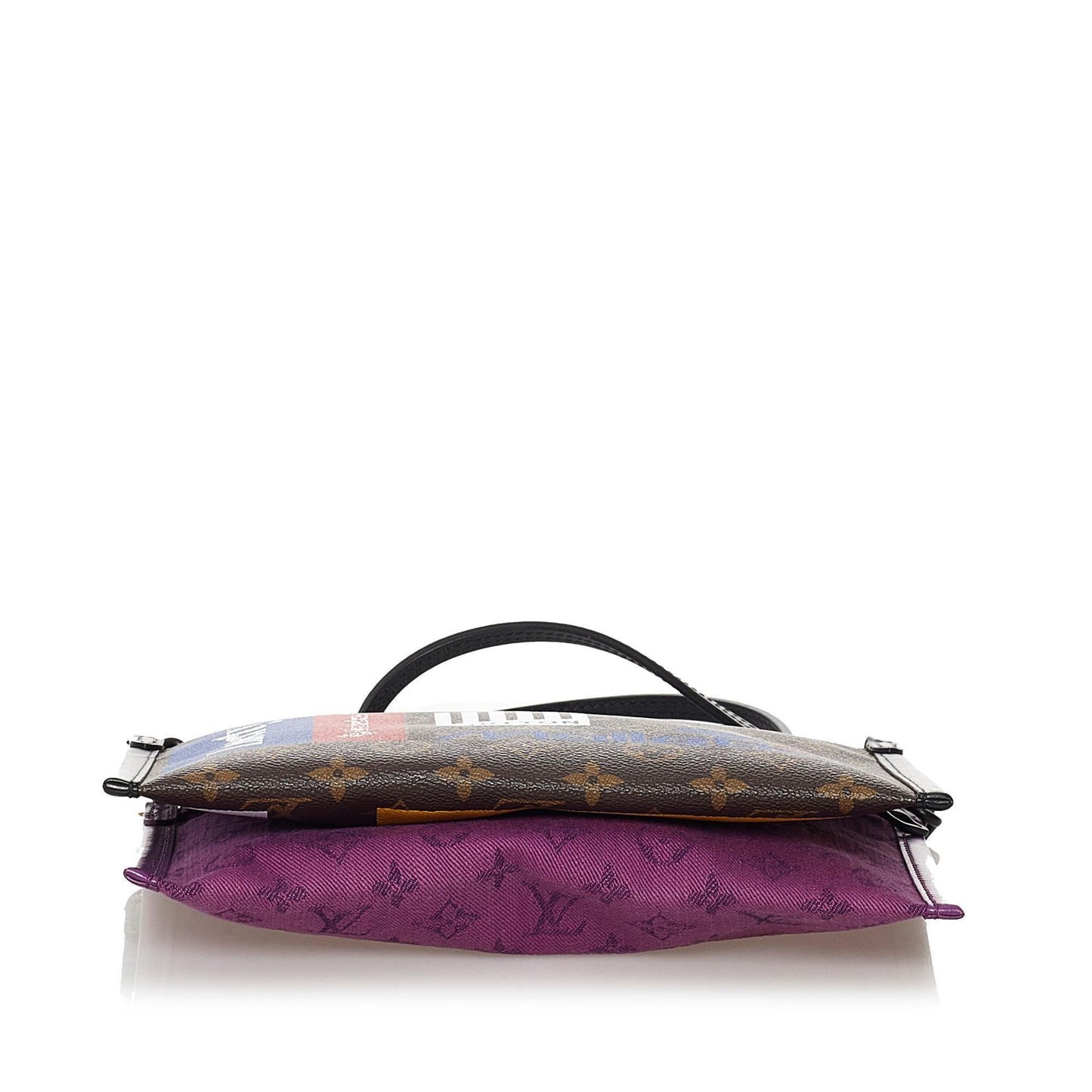 Louis Vuitton Monogram Double Flat Crossbody Bag