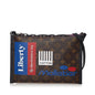 Louis Vuitton Monogram Double Flat Crossbody Bag