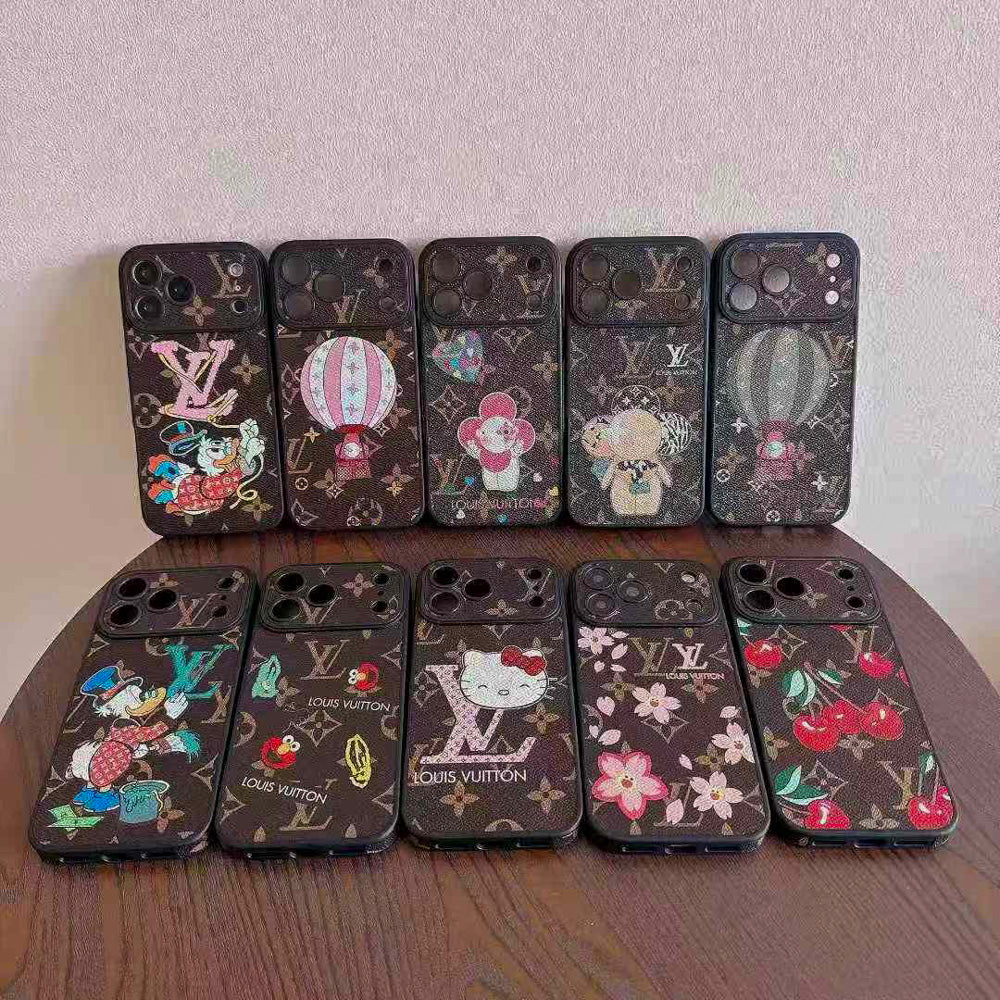 Multicolor Monogram Lv Case Iphone 13-17 / Pro / Pro Max / 18 Pro / 18 Pro Max