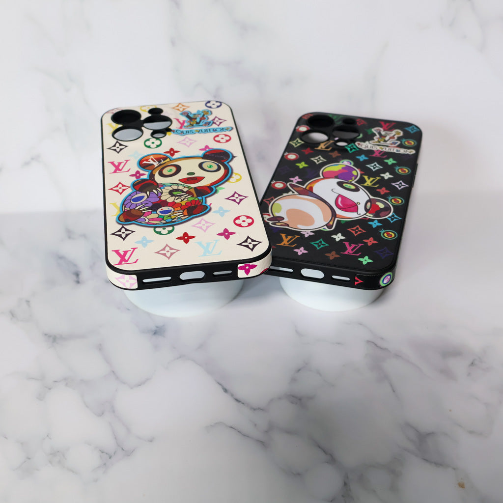 Lv Rainbow Iphone Case Panda Monogram / 18 Pro / 18 Pro Max