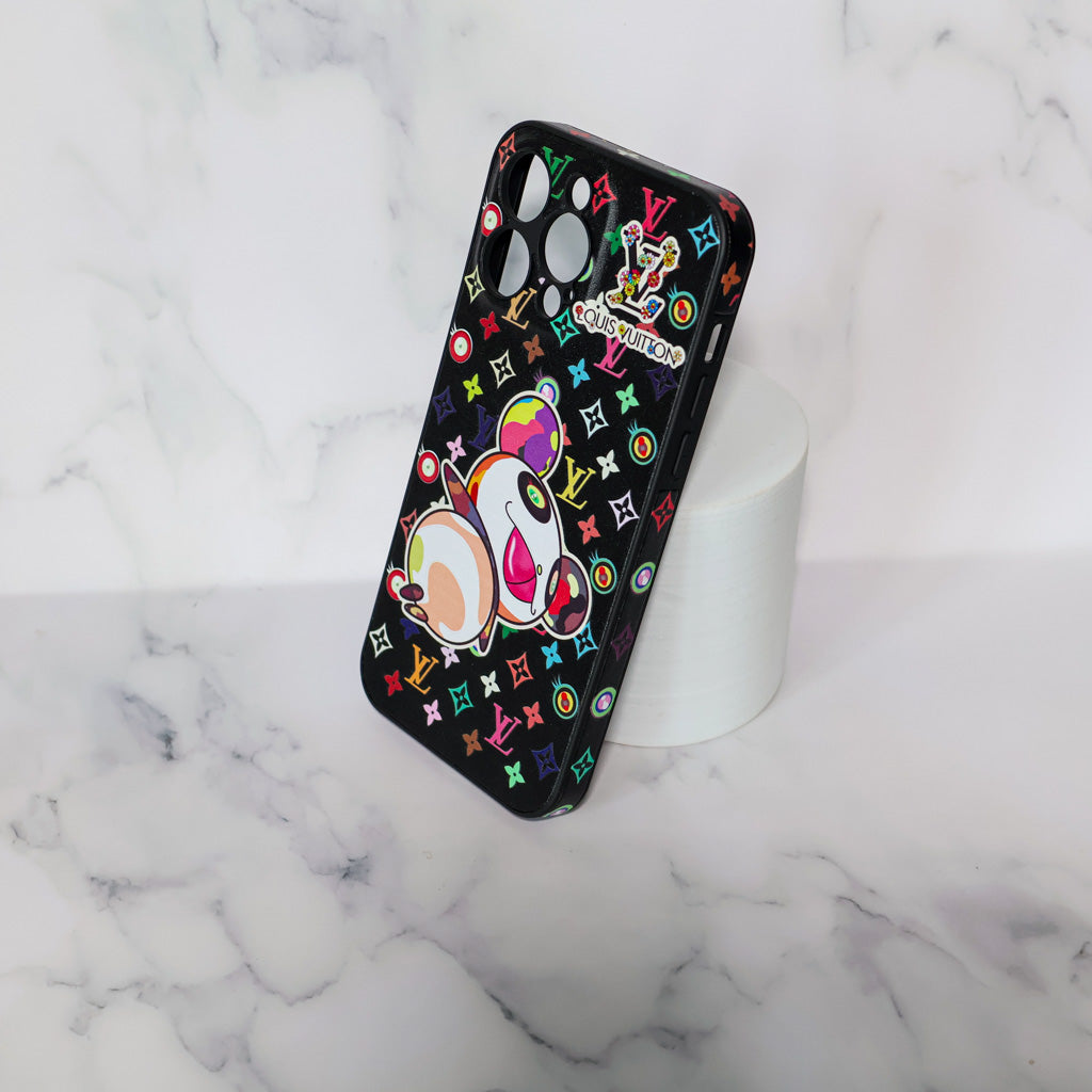 Lv Rainbow Iphone Case Panda Monogram / 18 Pro / 18 Pro Max