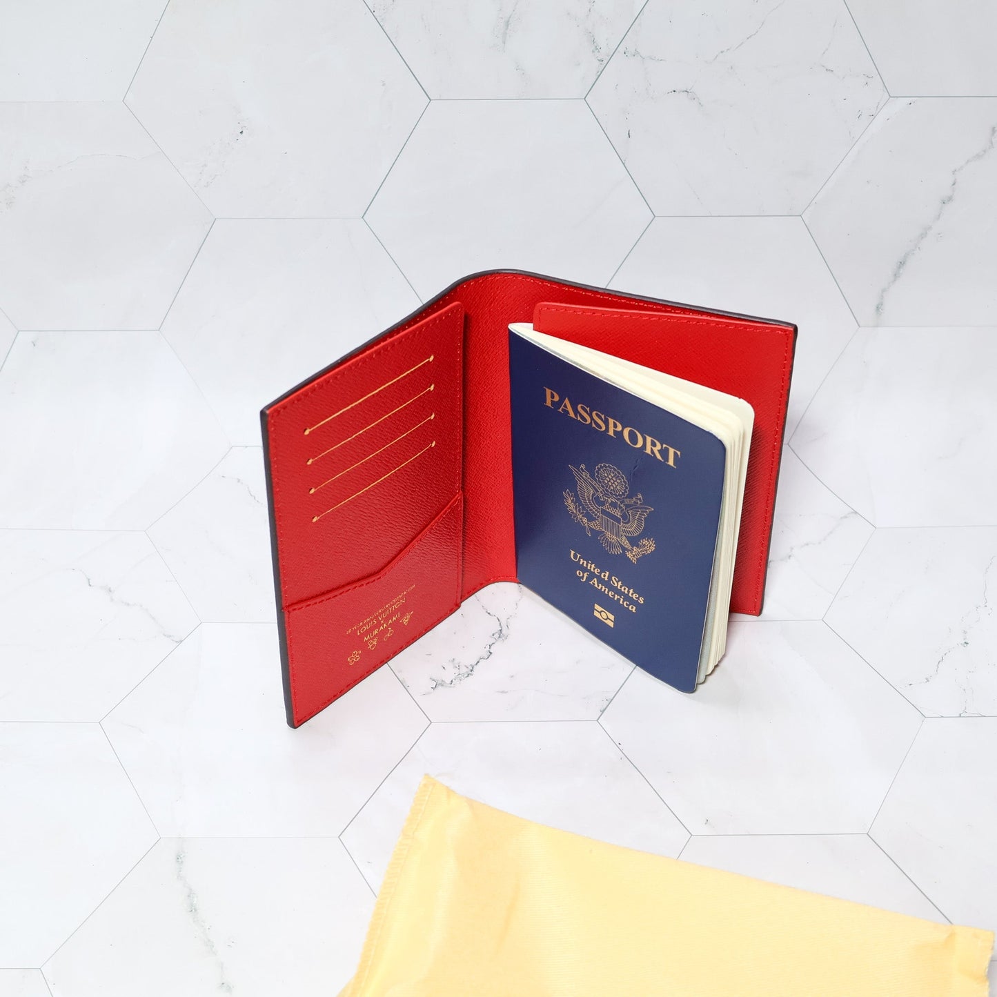 Takashi Murakami LV Passport Cover