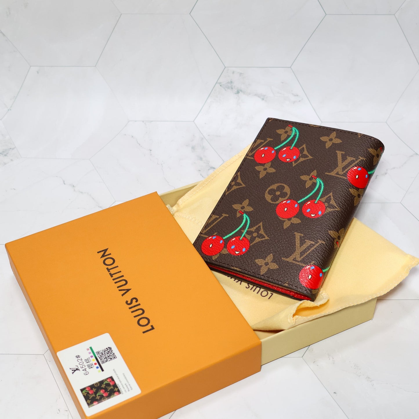 Takashi Murakami LV Passport Cover