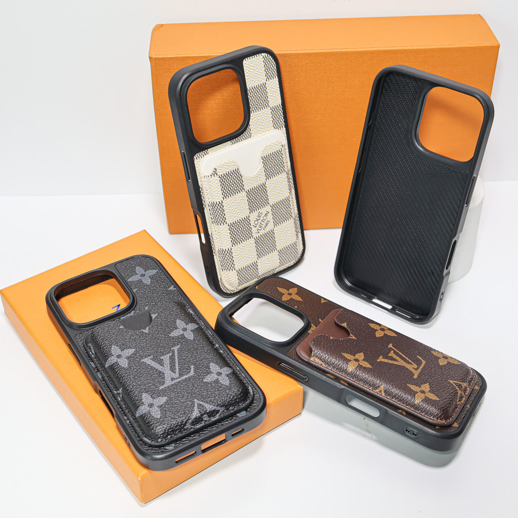 LV Leather Phone Case