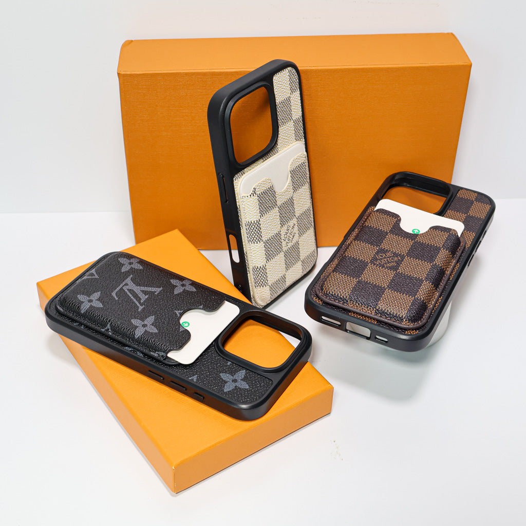 LV Leather Phone Case