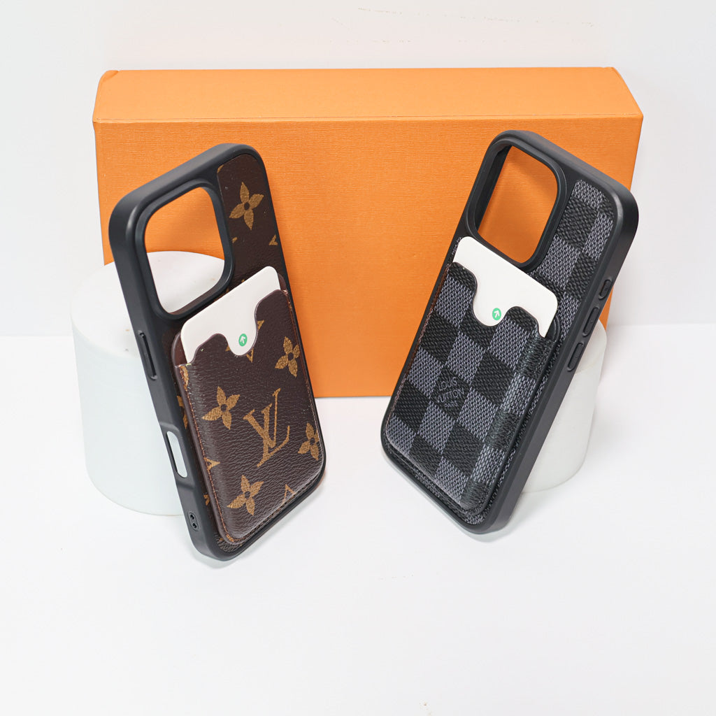 LV Leather Phone Case