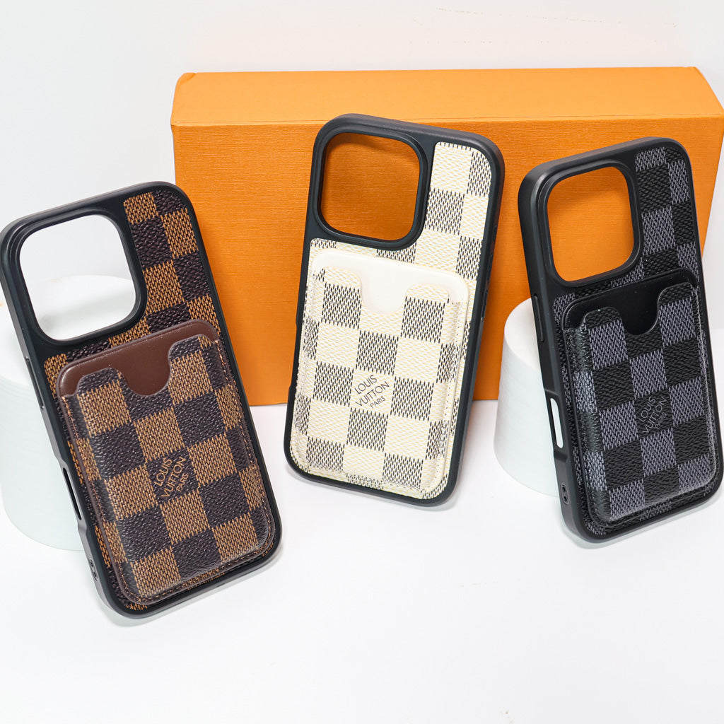 LV Leather Phone Case
